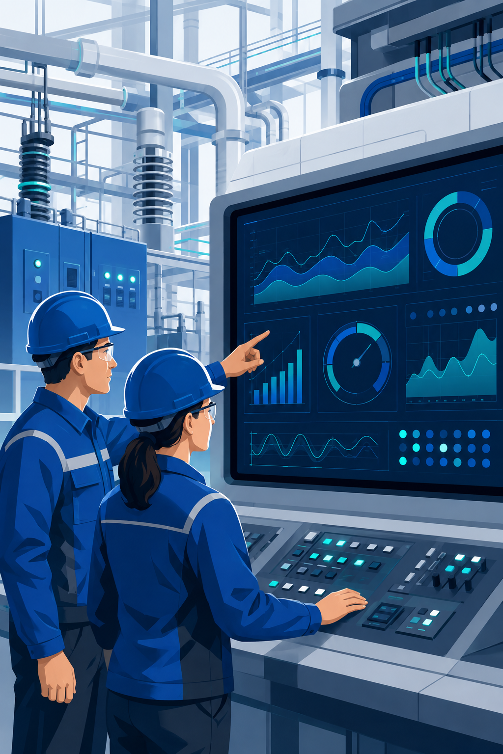 能宇科技工程團隊監控SCADA系統畫面